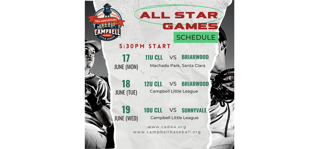 CLL All Star Game Schedule