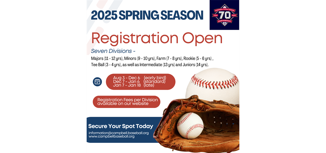 2025 Spring Registration